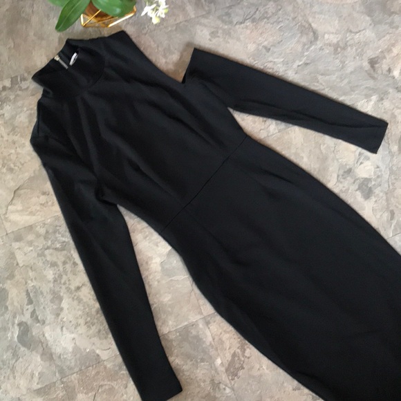 Cut out back sexy sleeve sleeve dress - Picture 4 of 7